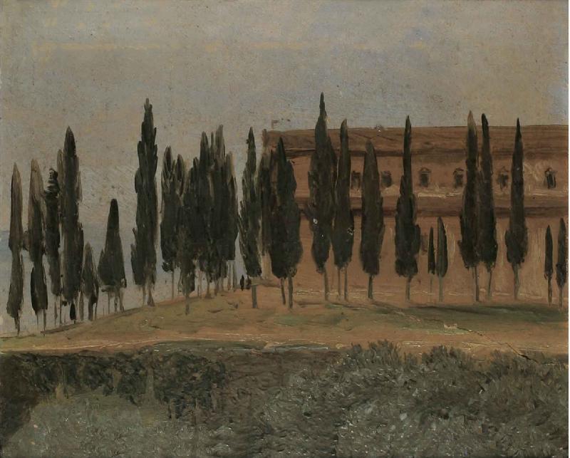 Carl Gustav Carus Kloster Monte Oliveto bei Florenz Sweden oil painting art